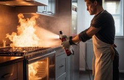 红日油烟机全天服务网点解说『油烟机意外起火！紧急处理与预防指南』