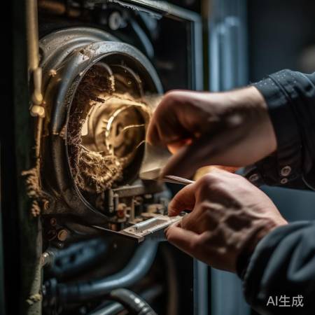 检查热水器管道,清理杂物。