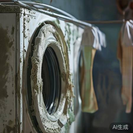 洗衣机霉菌滋生,影响衣物卫生与