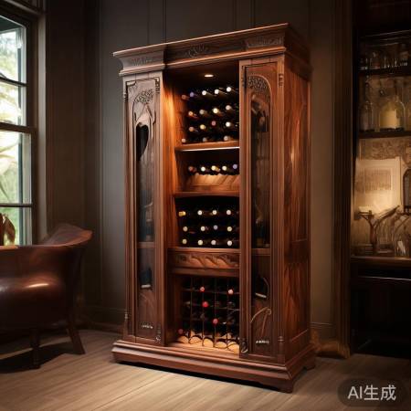 花梨木红酒柜，提升生活品质良品