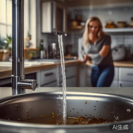 热水慢因过滤网堵或水压低,清理