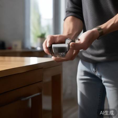 检查智能锁电池，更换备用电池