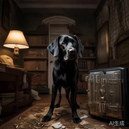 黑狗神探开保险柜，揭秘神秘盗窃