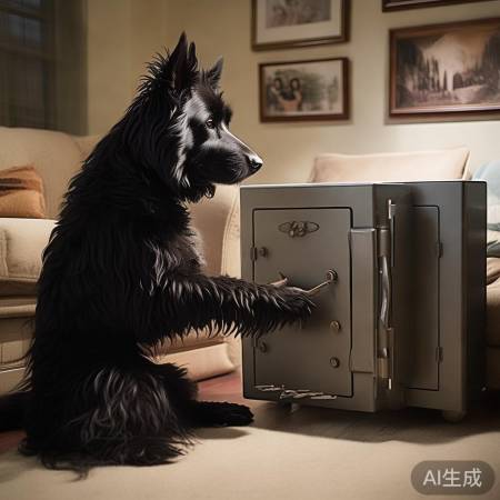 “阿黑识物开锁，主人教育有方。