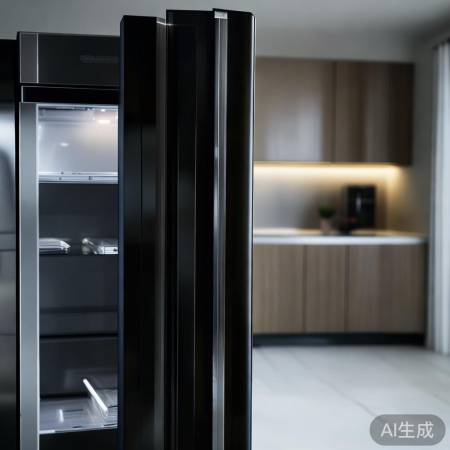 松下黑色冰箱,稳重大气,节能制