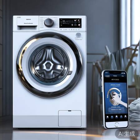 远程控制洗衣机,节省晾衣等待时