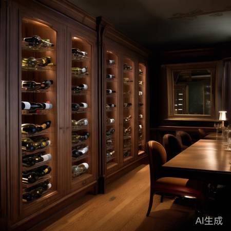 酒柜藏酒瓶,神秘感升级。