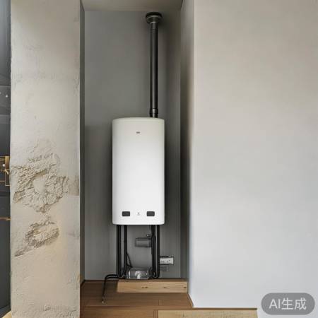 壁挂炉安装高,避碰撞,排烟管顶