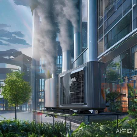 清洁能源,空气能制暖助碳达峰碳