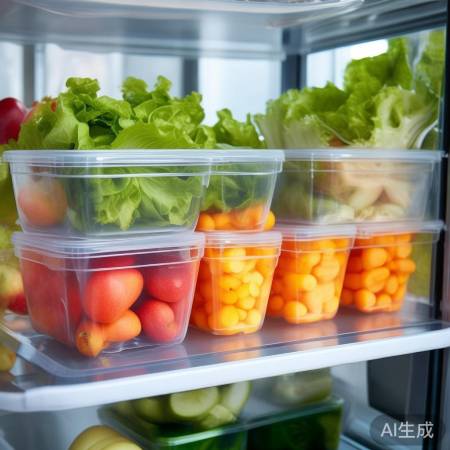 “水果蔬菜分开放，密封保鲜防霉