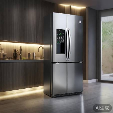 TCL双门冰箱升级,时尚节能,