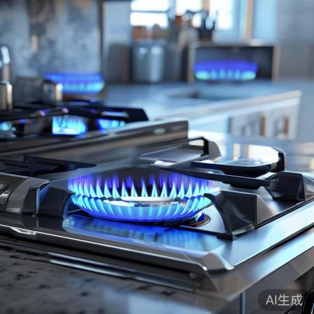 欧派燃气灶,节能精准燃烧专利。