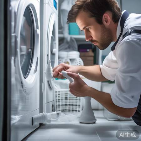 检查洗衣机排水管,畅通F8码无