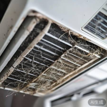 空调堵塞，滤网未清