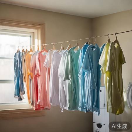 晾晒衣物，尊重生活