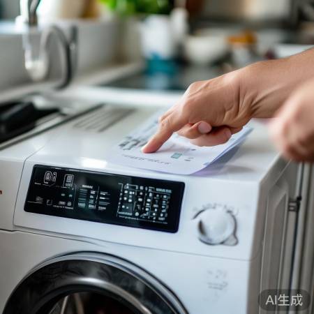 查看说明书,调合适甩干程序