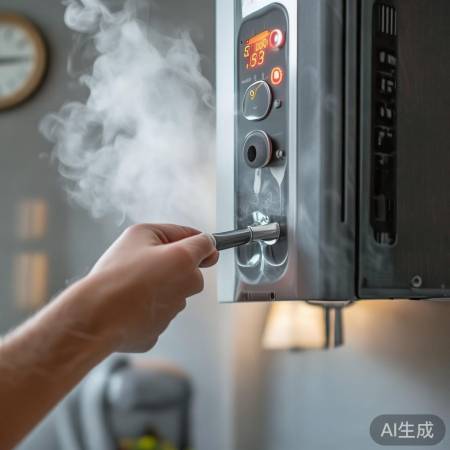 壁挂炉异常,速关并检修