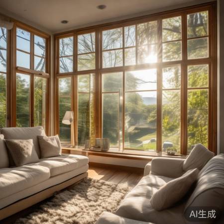 “客厅换窗,家居焕新颜”