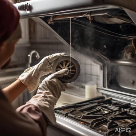 油烟机内外擦洗,轻柔不伤表面