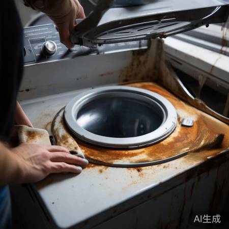 检查洗衣机内部防锈蚀