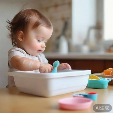 宝宝口腔卫生，餐具清洁可选消毒