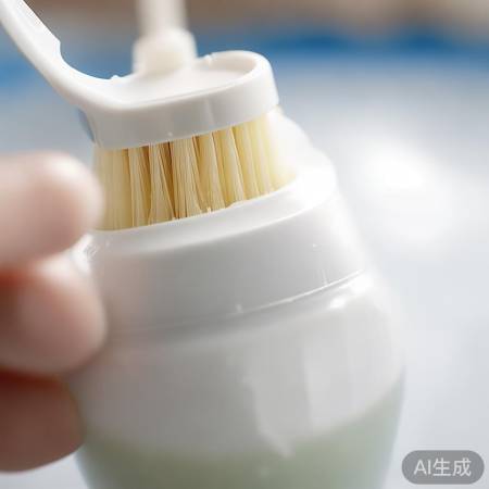 软毛刷洗奶瓶，勿忘角落清洁