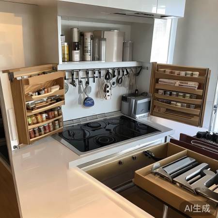 集成灶空间大，收纳神器