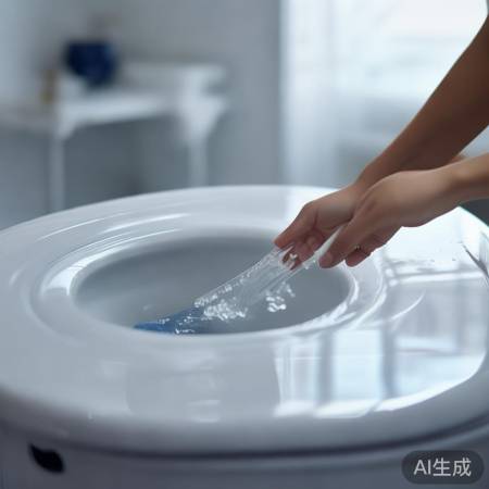 智能马桶滤网定期清理