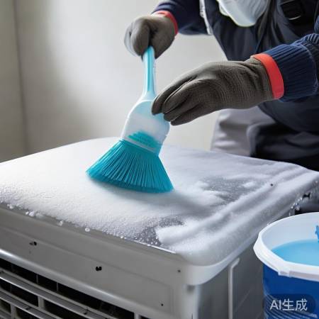 定期清洗蒸发器防结霜漏水