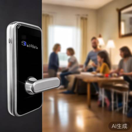 “指纹锁经验分享，点赞再见！”