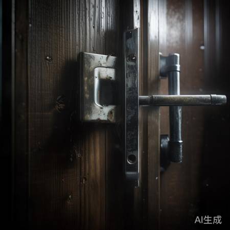 锁把松动，外力或误操作