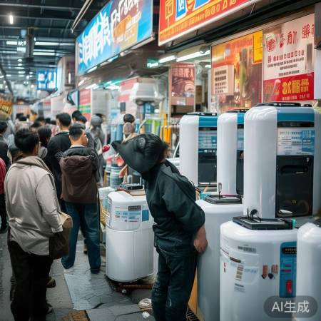 瓯海直销热水器市场热闹