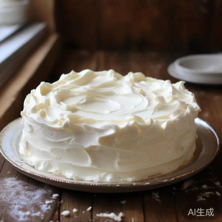 奶油蛋糕，美而娇贵