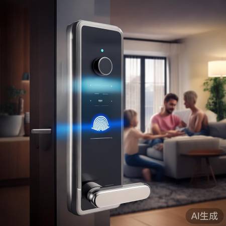 智能门锁指纹双保险