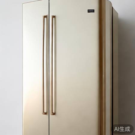 多彩白色冰箱，层次丰富
