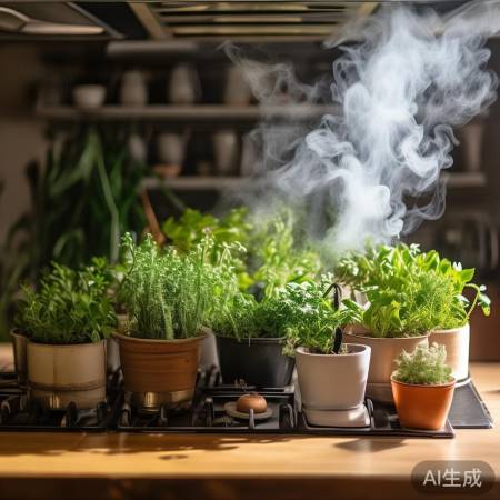 燃气灶下摆花妙招