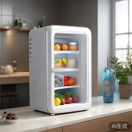 小户型迷你冰箱，实用容量。