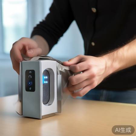 拆封指纹锁，详读说明书